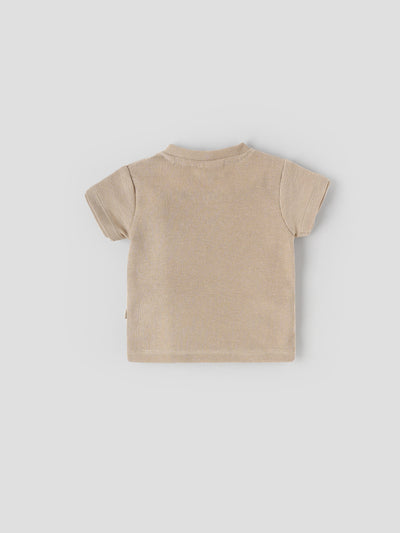 Popees Trendy & Stylish Letter Printed with Half Sleeve Tshirt(3-24Months)for Baby Boys