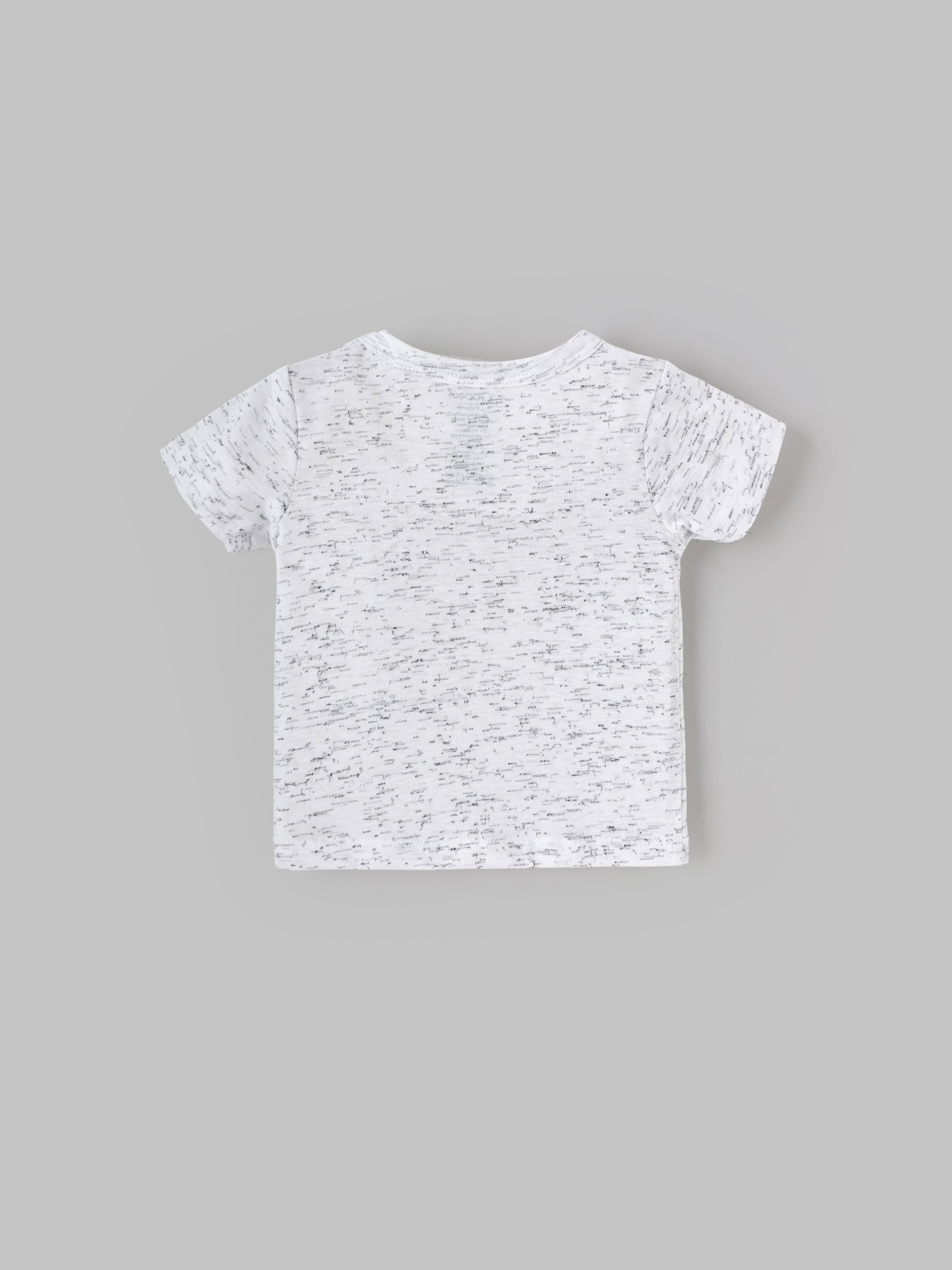 Popees Soft & Stylish All-Over Printed T-Shirt (3-24 Months)for Baby Boys