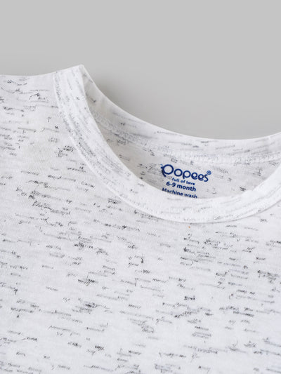 Popees Soft & Stylish All-Over Printed T-Shirt (3-24 Months)for Baby Boys
