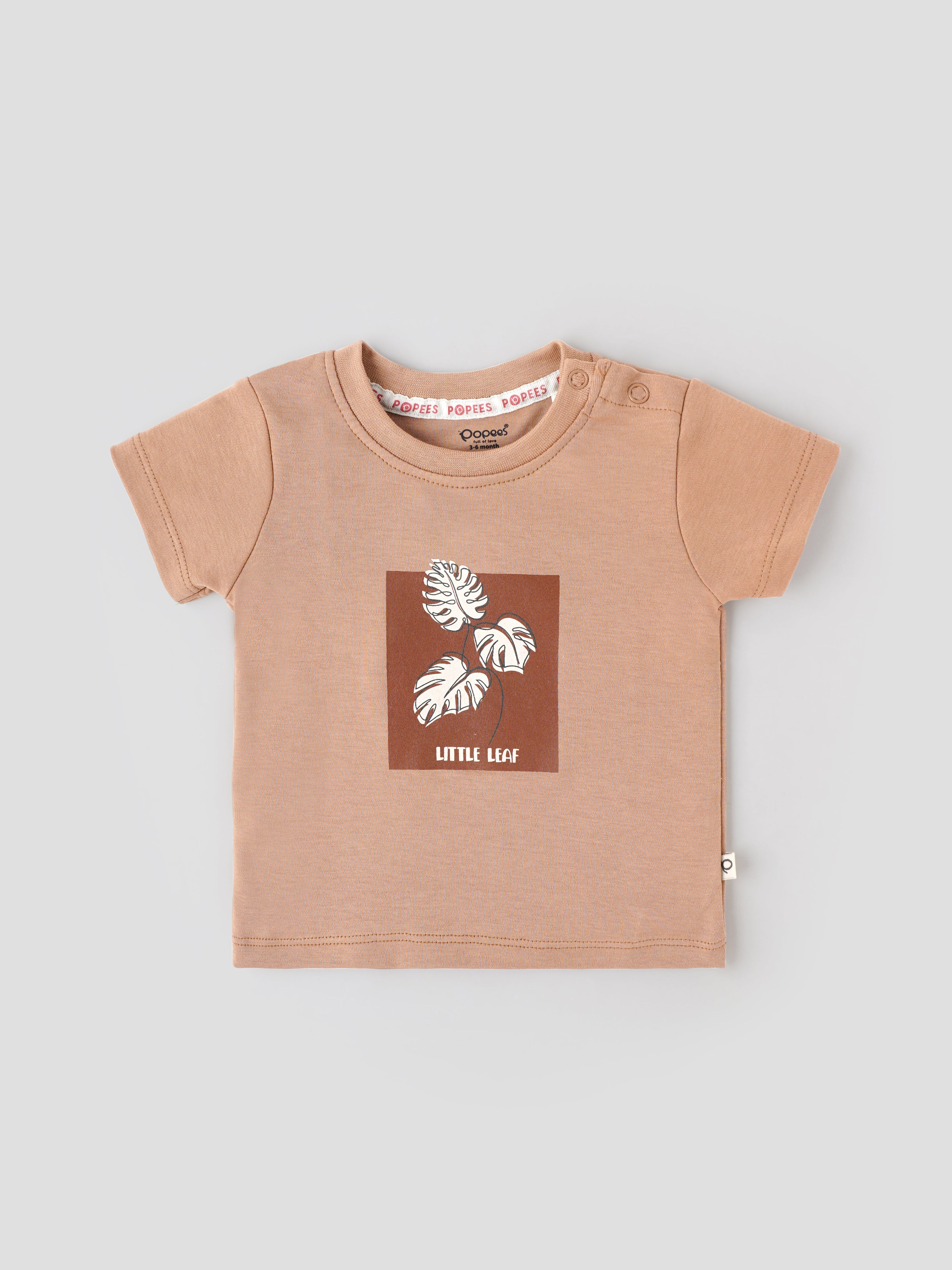 Popees Stylish & Trendy Tropical Leaf Print T-Shirt (3–36 Months) for Baby Boys