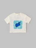 Popees Baby Boys Cotton T-Shirt with Pocket| Cream| 3-36 Months