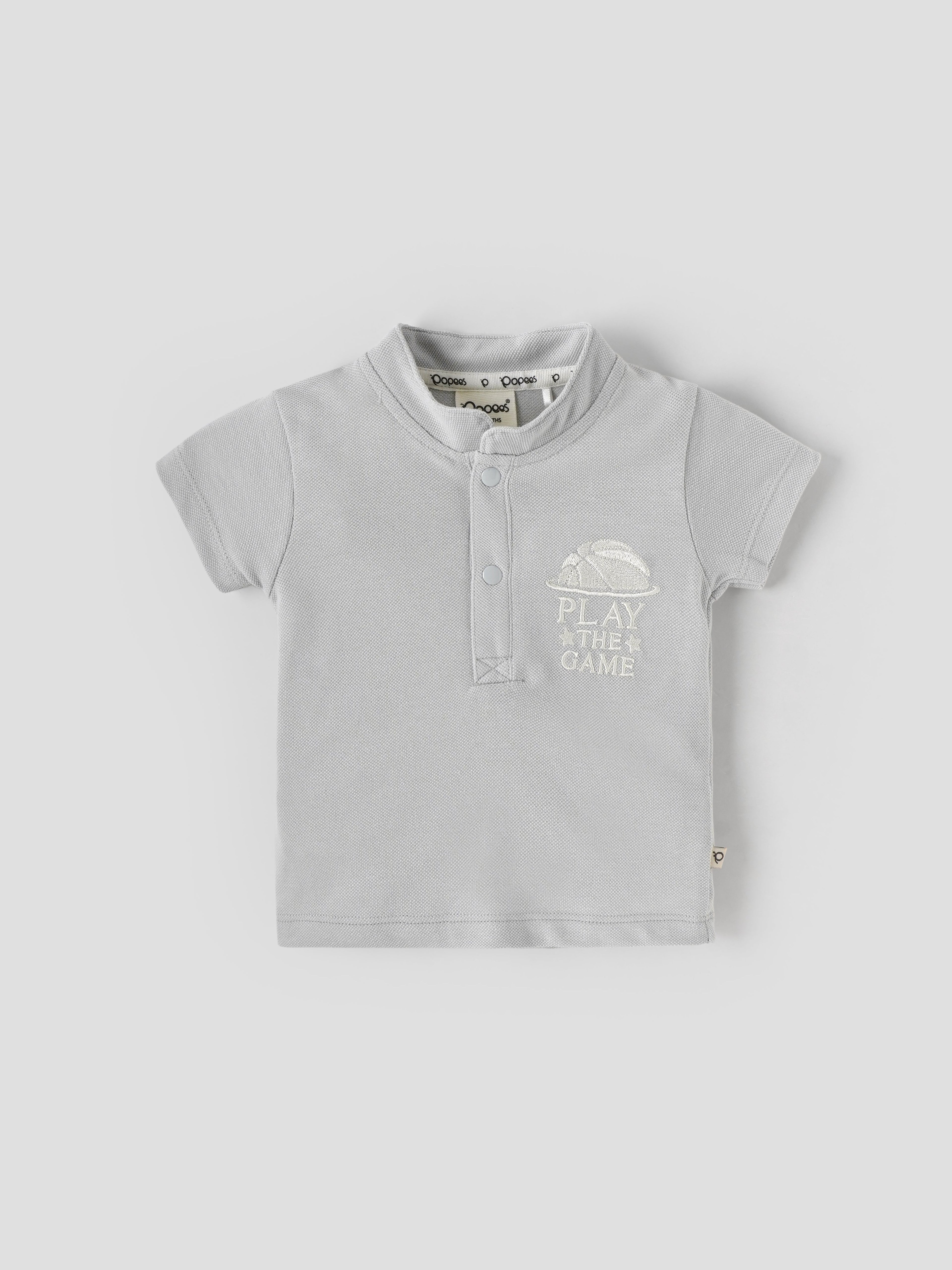 Popees Trendy & Stylish Chest Printed Half Sleeve T-Shirt(3–36 Months)for Baby Boys