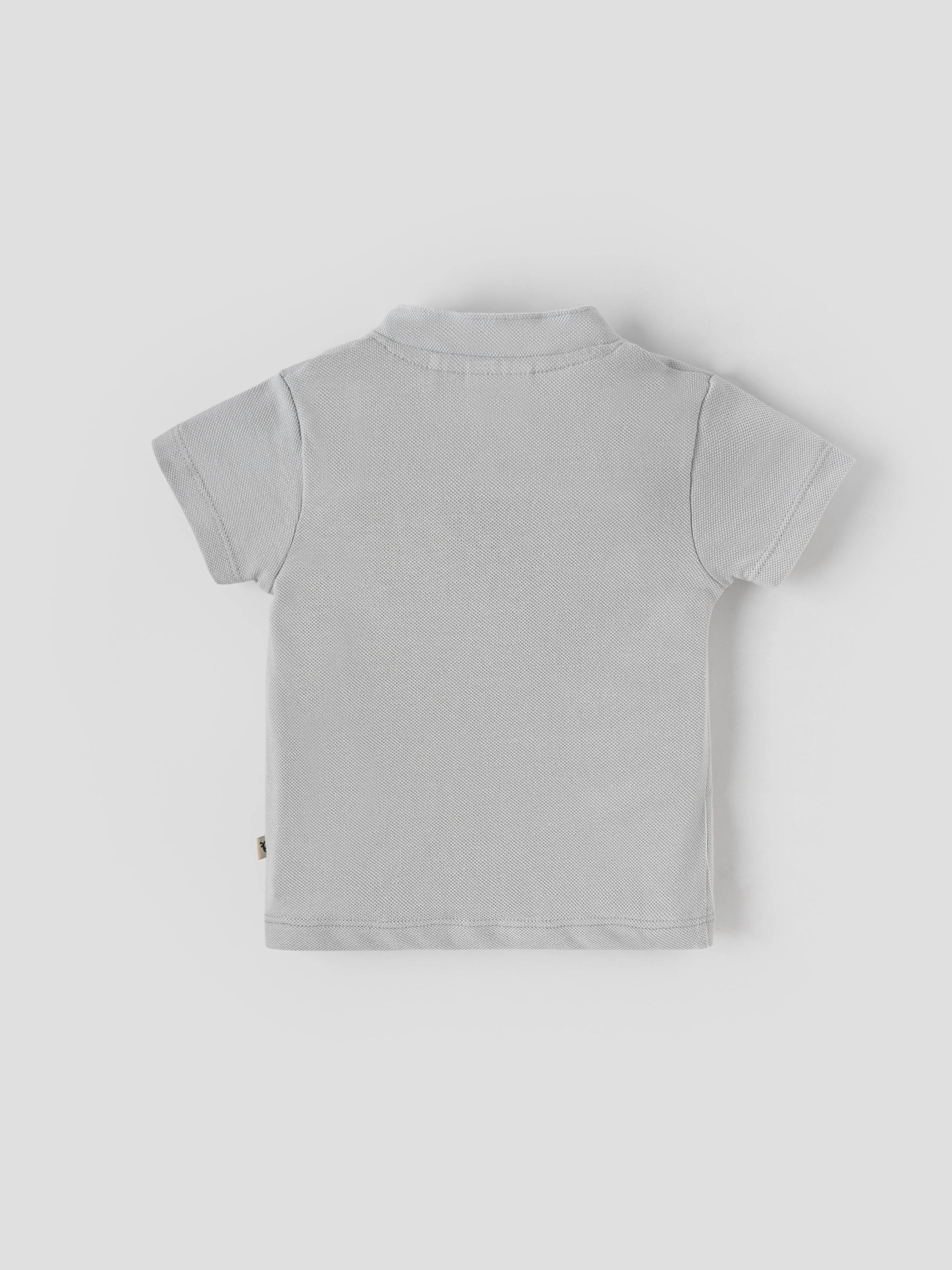 Popees Trendy & Stylish Chest Printed Half Sleeve T-Shirt(3–36 Months)for Baby Boys