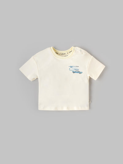 Popees Comfortable & Stylish Chest Printed Tshirt (3-36 Months) for Baby Boys