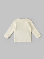 Popees Baby Boys Full Sleeve T-Shirt | Pristine Wild One Embroidery | 3-24 Months