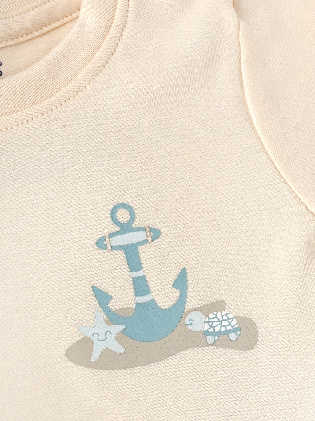 Popees Baby Boys Printed Half Sleeve T Shirt with Shoulder Snap Button Soft Cotton Casual Wear| 3M to 36M