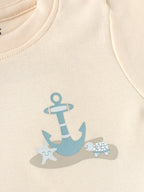 Popees Baby Boys Printed Half Sleeve T Shirt with Shoulder Snap Button Soft Cotton Casual Wear| 3M to 36M