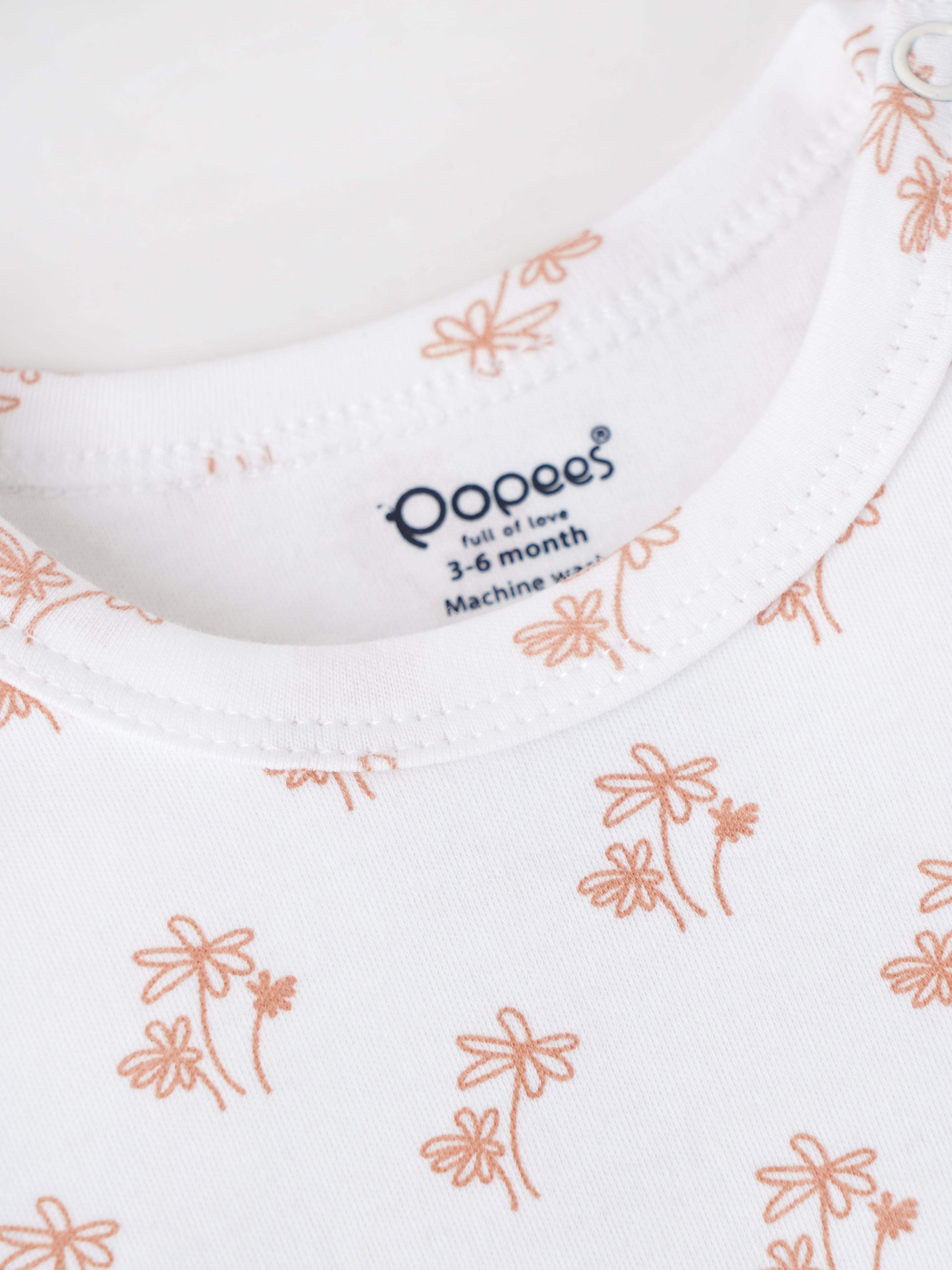 Popees Baby T-Shirt & Shorts Set Soft Cotton with All-Over Print  Breathable & Comfy Summer Wear(3-24 Months)for Baby Boys