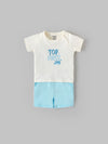 Popees Stylish Lightweight Summer Wear Printed T-Shirt and Shorts Set(3–24 Months)for Baby Boys