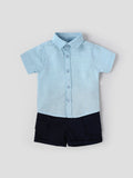 Popees Baby Boys Shirt & Cargo Shorts Set| 3 Months – 18 Months