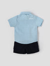 Popees Stylish Lightweight Shirt and Shorts Set(3–18 Months)for Baby Boys