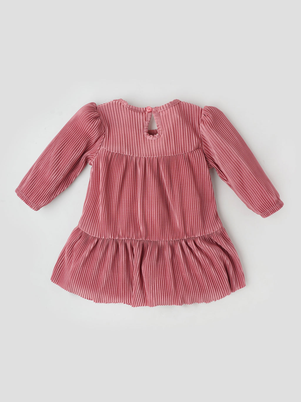 Popees Soft & Stylish Full Sleeve Dress Floral Embroidery (3–36 Months) for Baby Girls