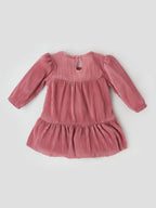 Popees Soft & Stylish Full Sleeve Dress Floral Embroidery (3–36 Months) for Baby Girls
