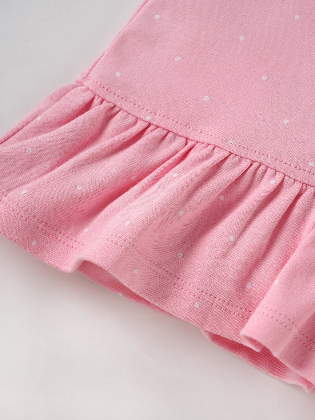 Popees Girls Half-Sleeve Back Open Dress (3-24 Months) Made of Organic Bamboo Cotton Fabric