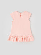Popees Cute Bunny Design Cotton Dress (3–18 Months) for Baby Girls