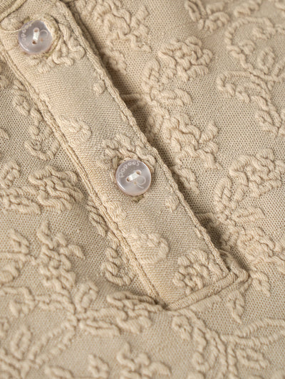 Popees Stylish Embroidered Puff Sleeve Dress (3–24 Months)for Baby Girls