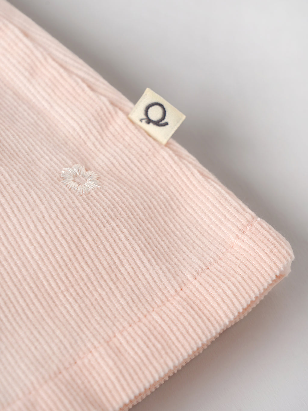 Popees Baby Girls Embroidered Pinafore Dress with Full Sleeve Top | Soft Cotton Corduroy Suspender Dress Set | Peach Pink | 3-24 Months