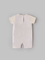Popees Baby Girls Full Sleeves Cotton Romper| Peach| 3-24 Months