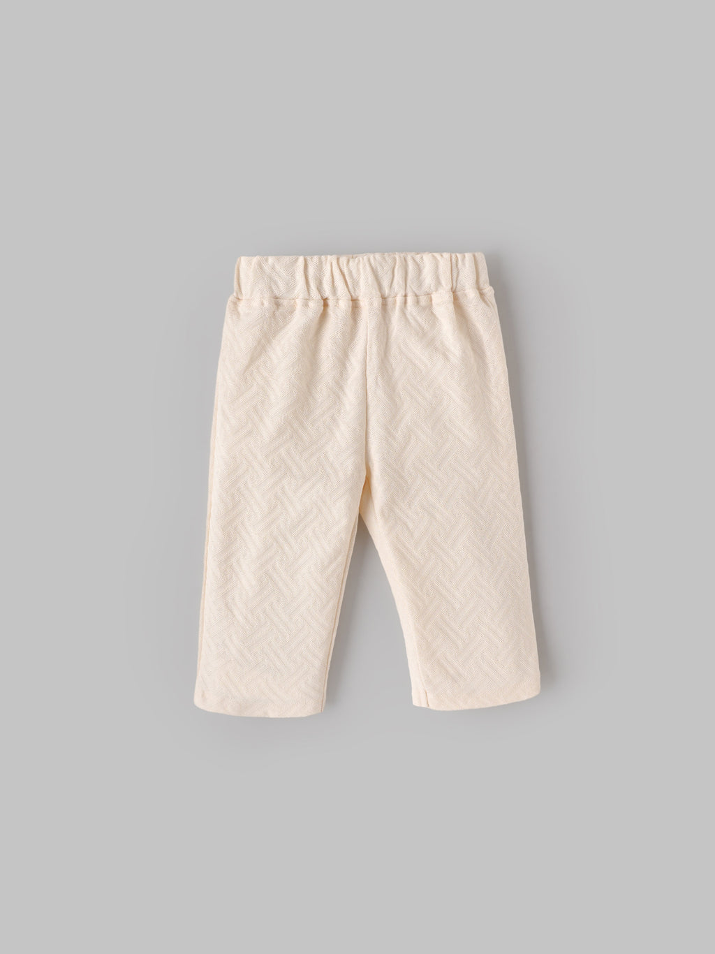 Popees Baby Girls Short Sleeve Cotton Co-ord Set| Cream| 3-24 Months