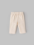 Popees Baby Girls Short Sleeve Cotton Co-ord Set| Cream| 3-24 Months