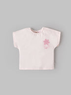 Popees Baby Girls Cotton Top & Pants Set | Light Pink | Embroidered Design | Soft & Comfortable | 3–24 Months
