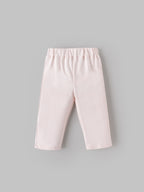 Popees Baby Girls Cotton Top & Pants Set | Light Pink | Embroidered Design | Soft & Comfortable | 3–24 Months