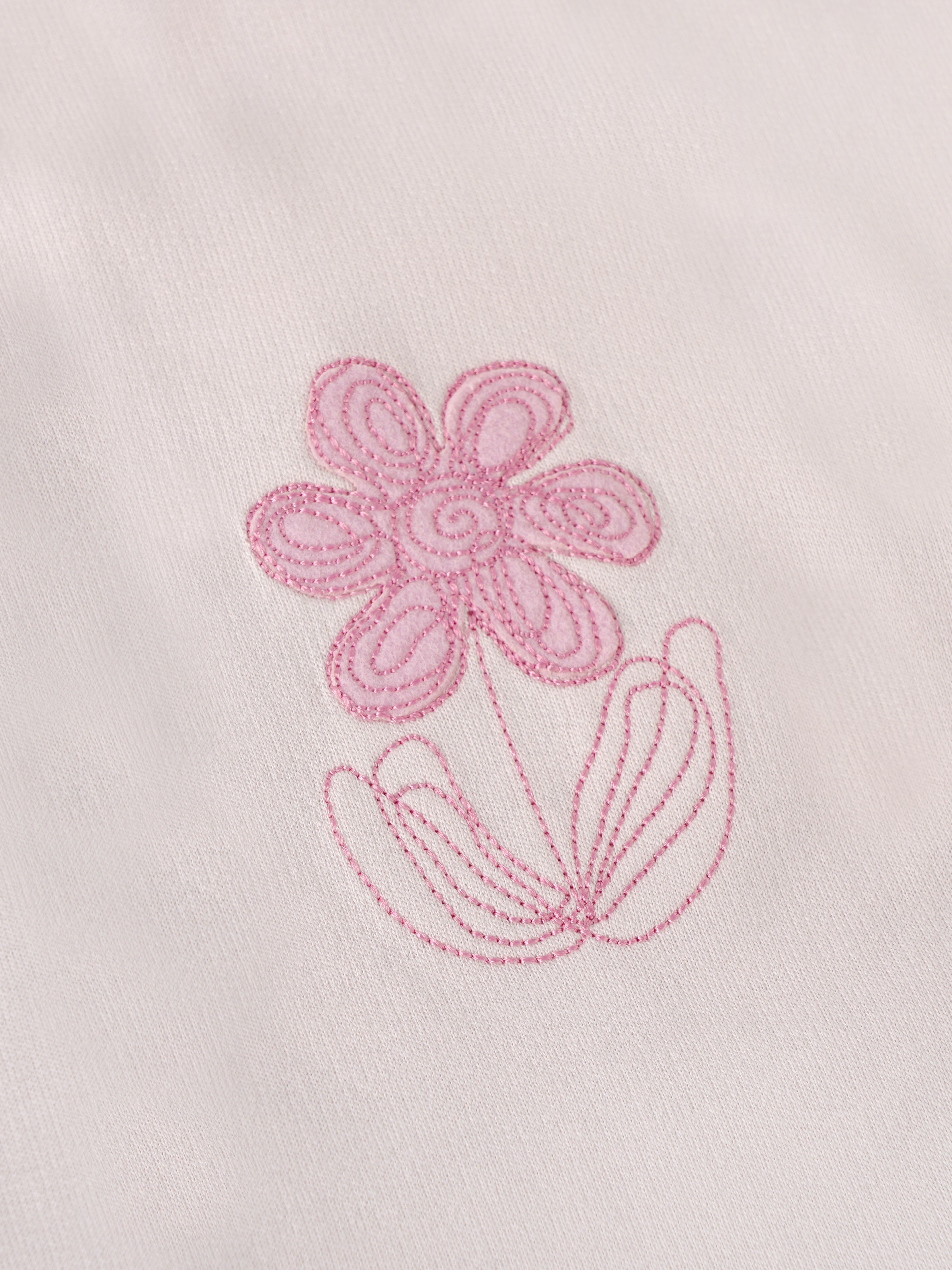 Popees Baby Girls Cotton Top & Pants Set | Light Pink | Embroidered Design | Soft & Comfortable | 3–24 Months