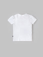 Popees Comfortable Everyday Wear with Cartoon Design Tshirt (3-24 Months) for Baby Girls