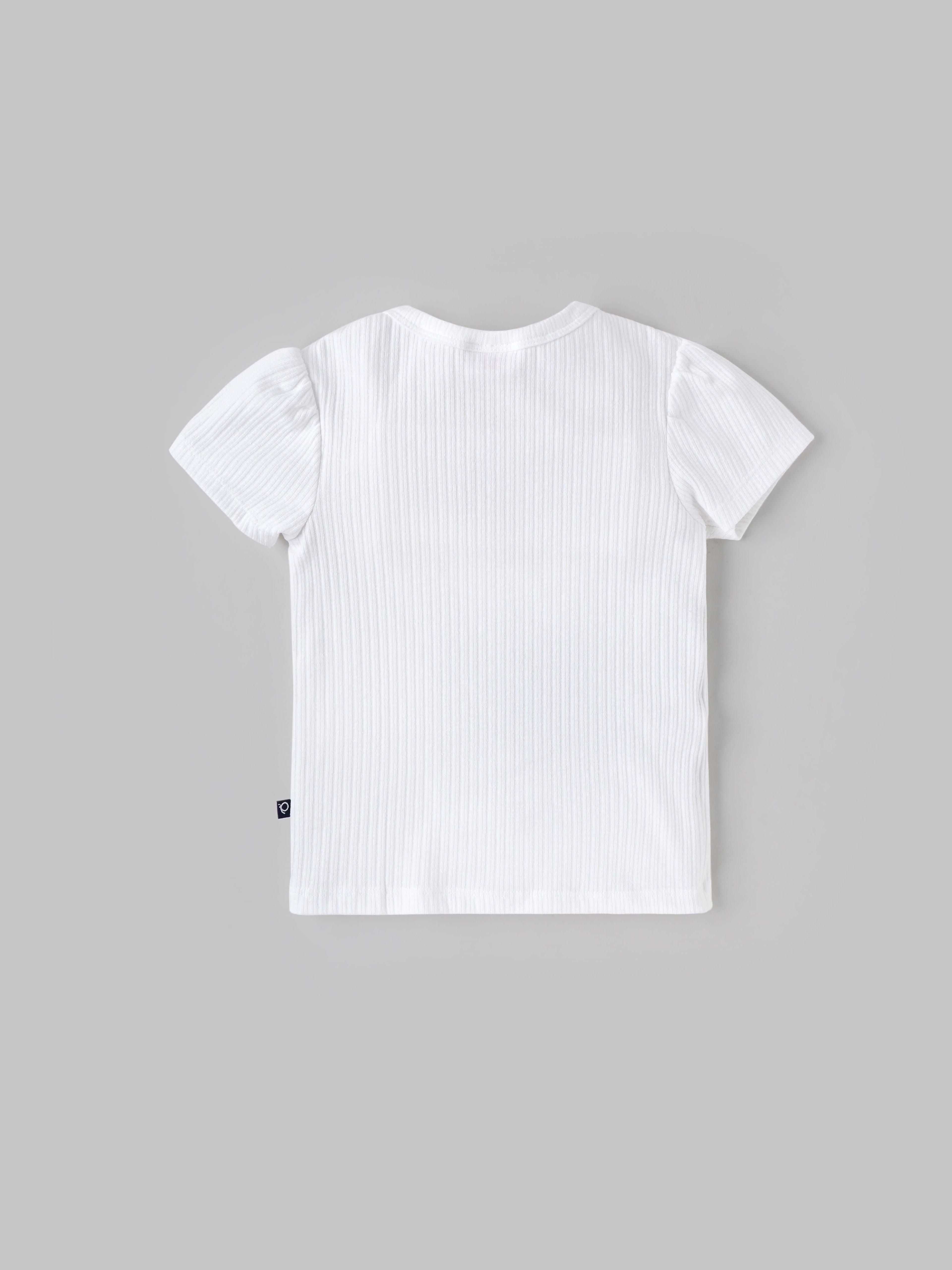 Popees Comfortable Everyday Wear with Cartoon Design Tshirt (3-24 Months) for Baby Girls
