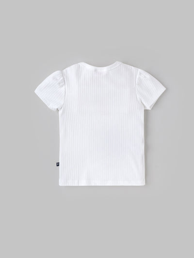 Popees Comfortable Everyday Wear with Cartoon Design Tshirt (3-24 Months) for Baby Girls