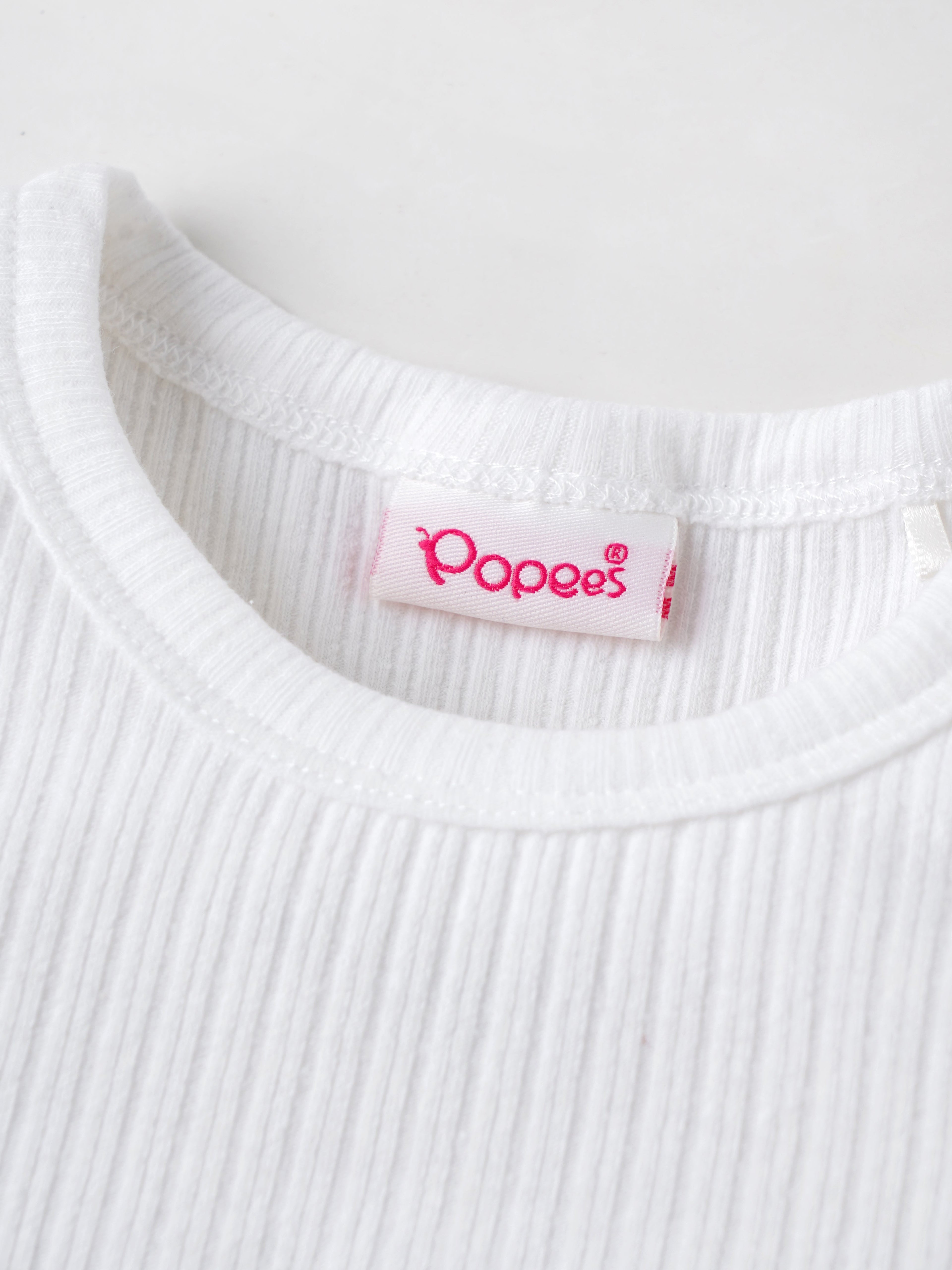 Popees Comfortable Everyday Wear with Cartoon Design Tshirt (3-24 Months) for Baby Girls