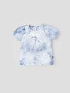 Popees Cute & Comfy Modern Tie-Dye Design Half Sleeve T-shirt (3–24 Months)for Baby Girls