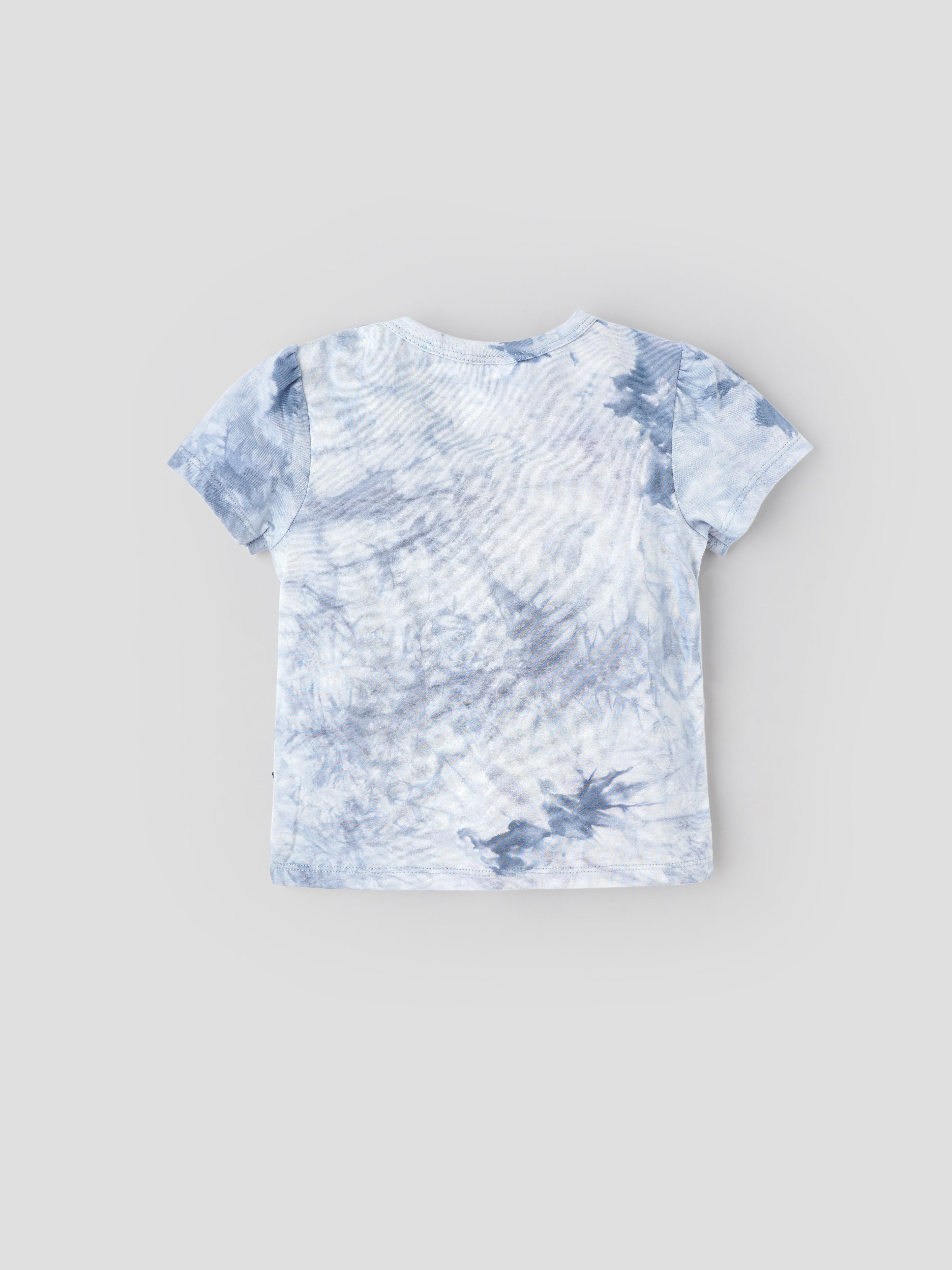 Popees Cute & Comfy Modern Tie-Dye Design Half Sleeve T-shirt (3–24 Months)for Baby Girls
