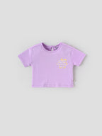 Popees Soft & Stylish Chest Letter Printed T-Shirt (3–24Months) for Baby Girls
