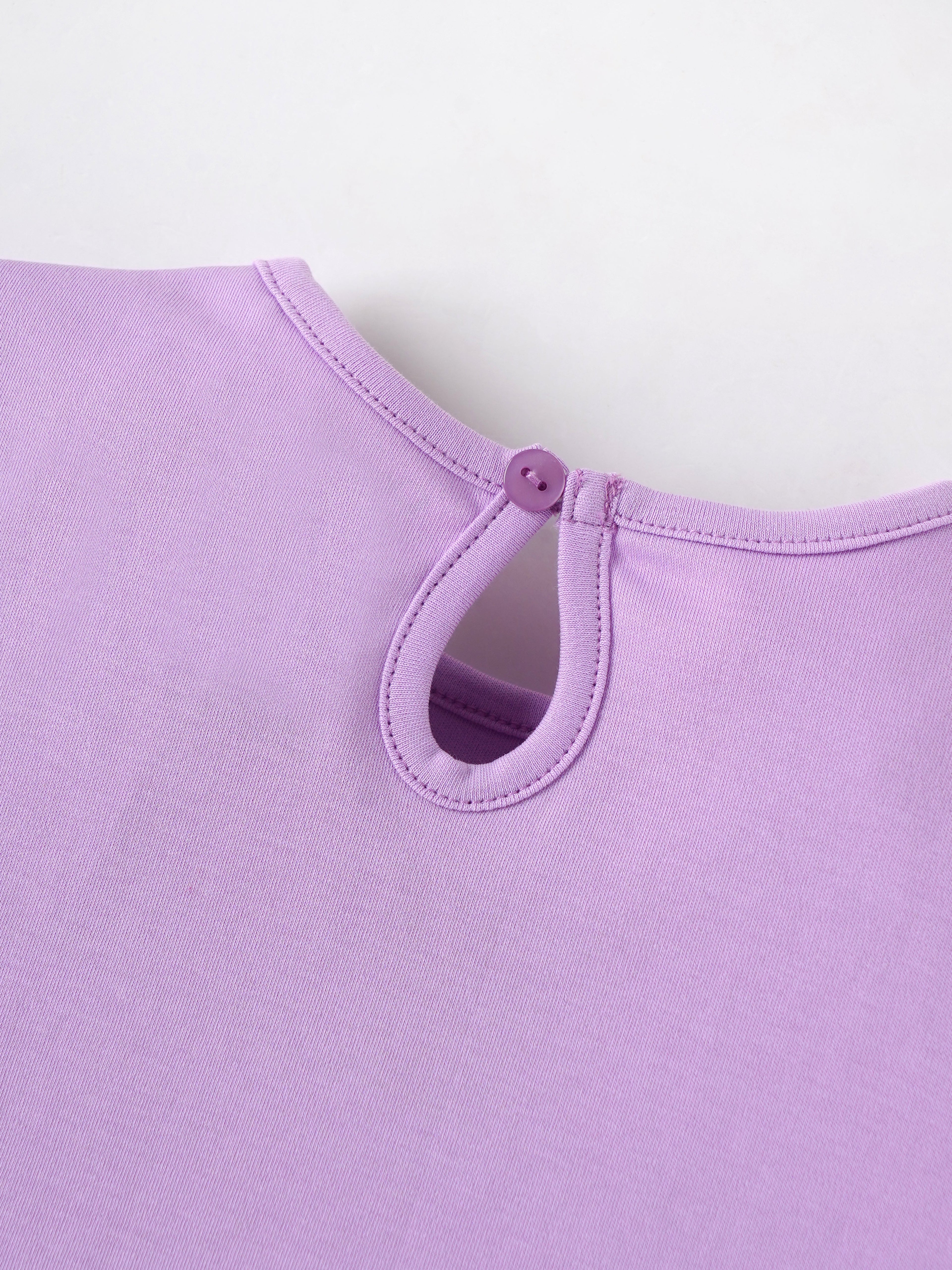 Popees Soft & Stylish Chest Letter Printed T-Shirt (3–24Months) for Baby Girls