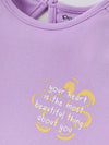 Popees Soft & Stylish Chest Letter Printed T-Shirt (3–24Months) for Baby Girls