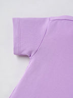 Popees Soft & Stylish Chest Letter Printed T-Shirt (3–24Months) for Baby Girls