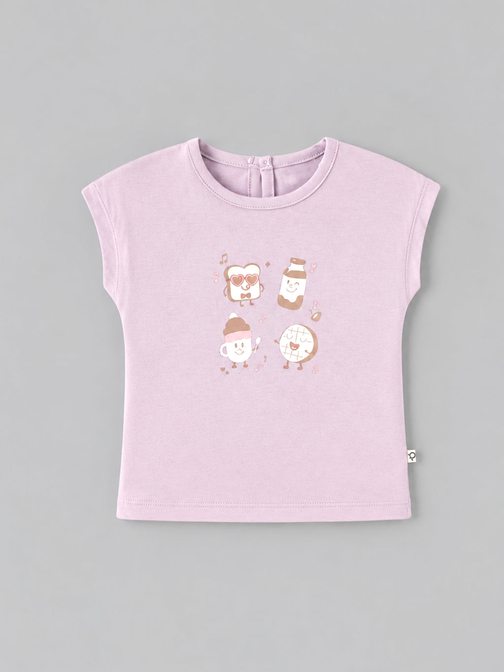 Popees Baby Girls Pink Sleeveless Top with Cute Cartoon Print | Round Neck Casual Wear |3-24 Months