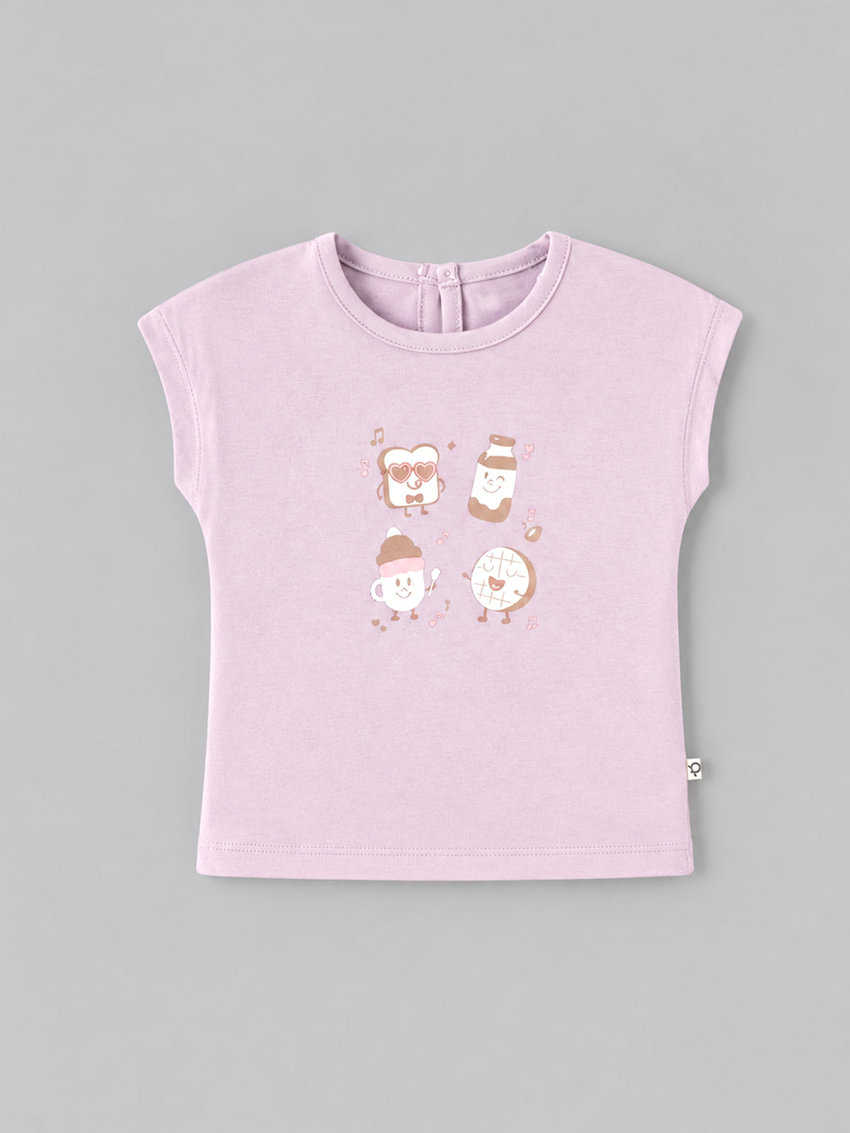 Popees Baby Girls Pink Sleeveless Top with Cute Cartoon Print | Round Neck Casual Wear |3-24 Months