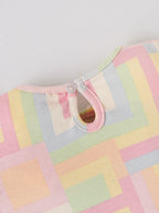 Popees Baby Girls Puff Sleeves Cotton Top| Multi-Color| 3-36 Months