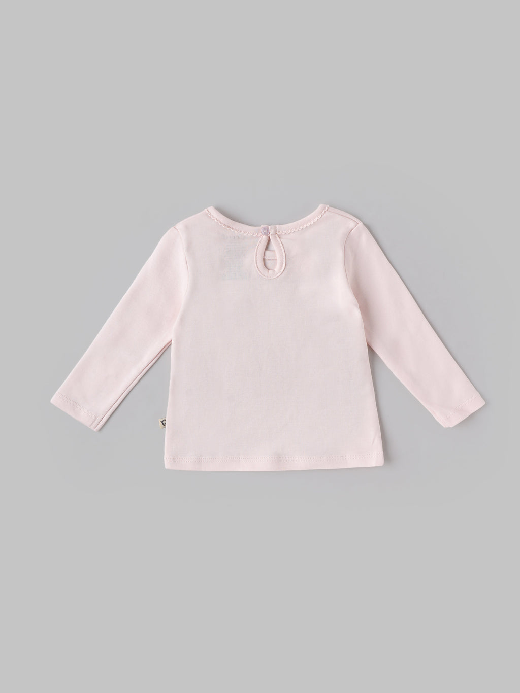 Popees Baby Girls Floral Print Full Sleeve Cotton Top| Light Pink| 3-24 Months