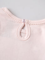 Popees Baby Girls Floral Print Full Sleeve Cotton Top| Light Pink| 3-24 Months