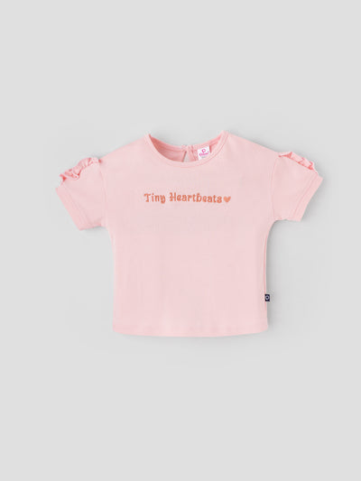 Popees Stylish Half Sleeve Top Lightweight & Comfy (3–36 Months) for Baby Girls