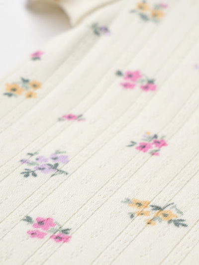 Popees Soft & Stylish All-Over Floral Printed Top (3–24 Months)for Baby Girls