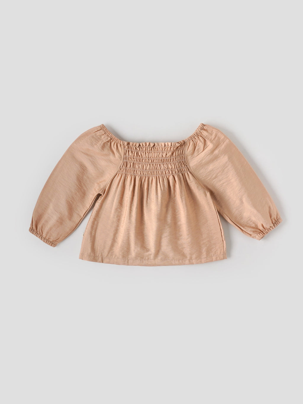 Popees Baby Girls Full Sleeves Cotton Top| Peach| 3-36 Months