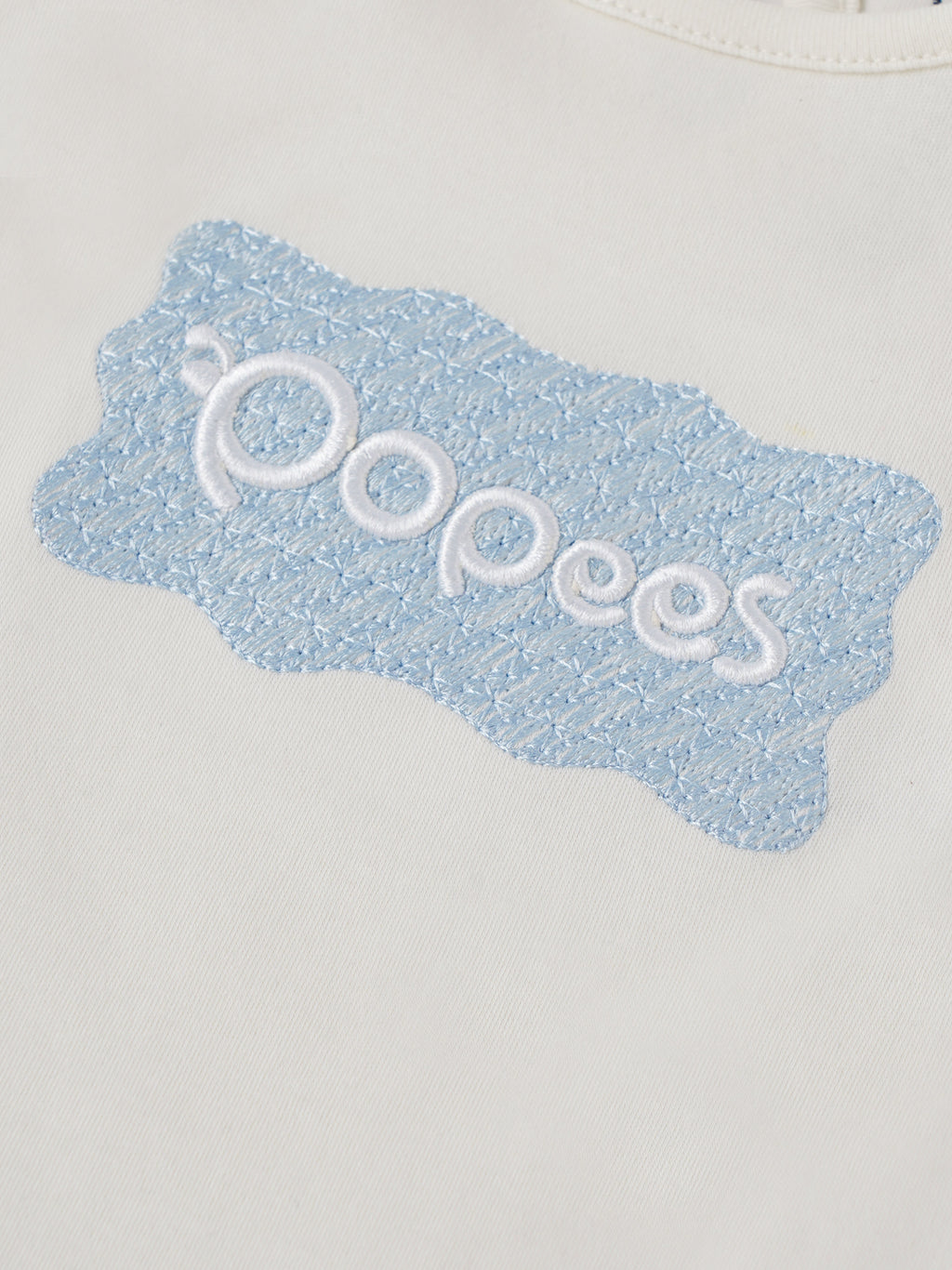 Popees Short Sleeve Back Open Top (3–36 Months) for Baby Girls