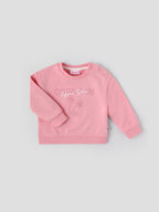 Popees Baby Girls Full Sleeves Cotton Sweatshirt| Pink| 3-36 Months