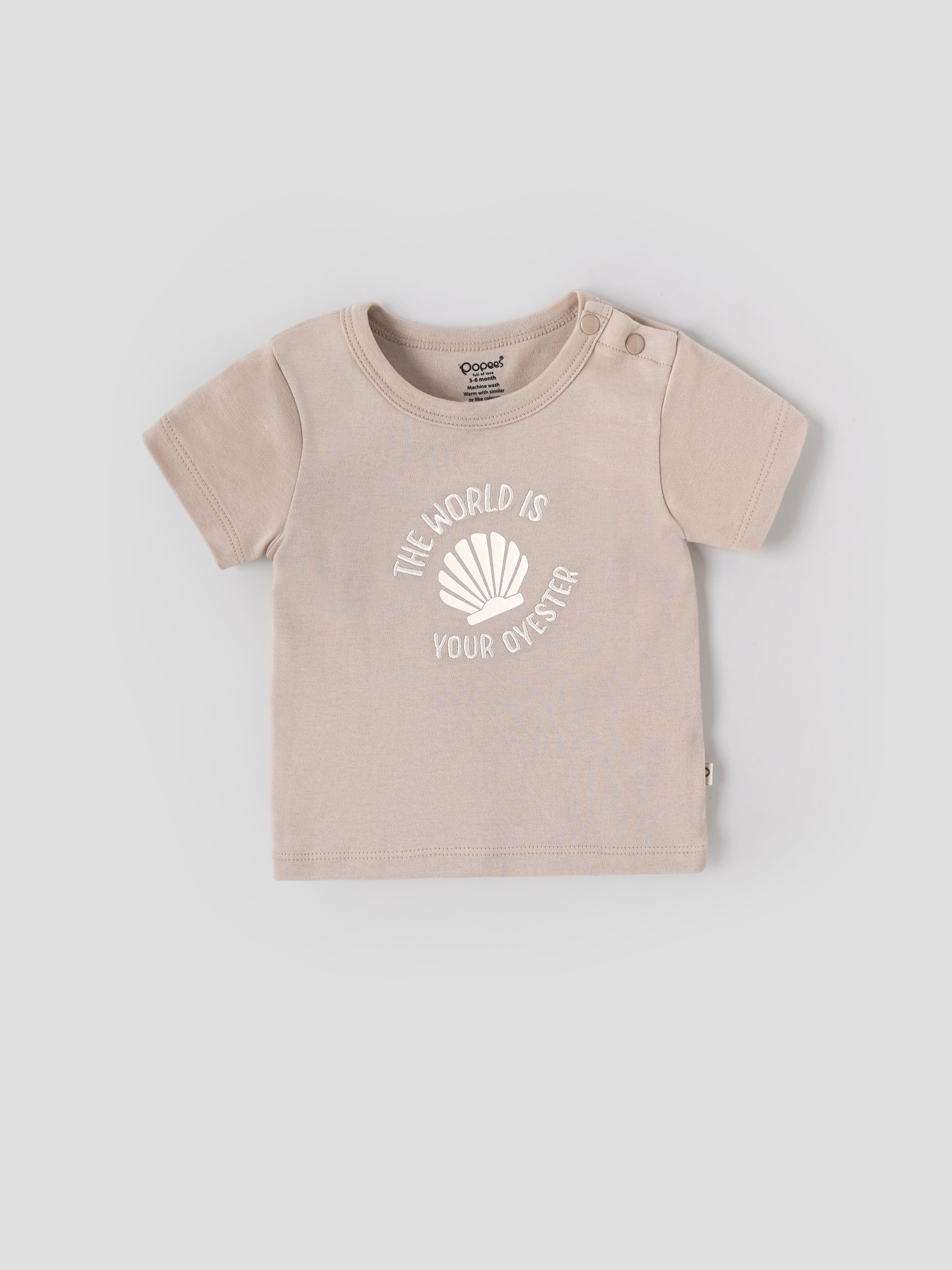 Popees Baby Unisex T-Shirt & Shorts Set| 3 Months to 36 Months