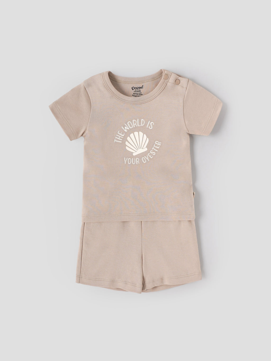 Popees Baby Unisex T-Shirt & Shorts Set| 3 Months to 36 Months