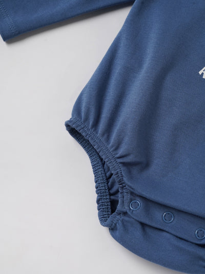 Popees Comfy Chest-Print Bodysuit (0–9 Months) for Baby Boys